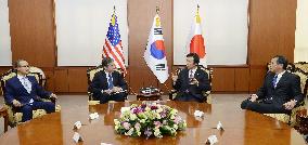 S. Korea, U.S., Japan warn N. Korea against further provocations