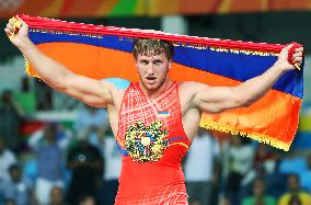 Olympics: Armenia's Aleksanyan wins Greco-Roman 98 kg