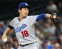 Baseball: Dodgers' Maeda takes 10th loss