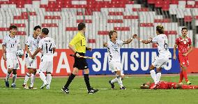 Soccer: Japan beat Tajikistan in AFC U-19 Championships q'final