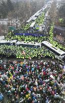 Protests against South Korean President Park
