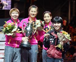 Table tennis: Ding wins 3rd singles title at worlds