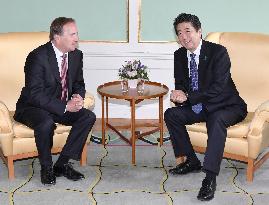 Swedish PM Lofven, Japanese PM Abe
