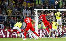 Football: Colombia vs England at World Cup