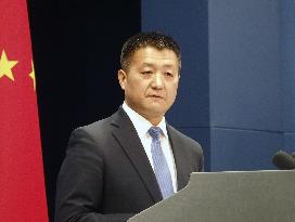 Chinese Foreign Ministry spokesman Lu Kang