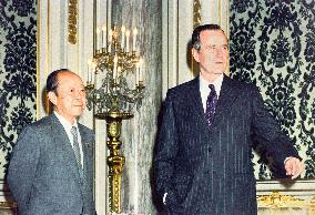 U.S. President George H. W. Bush in Tokyo