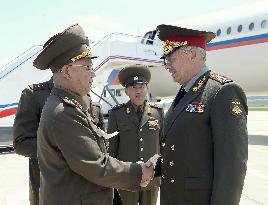 Russian deputy defense minister in N. Korea