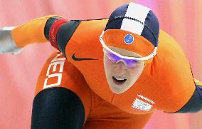 Netherland's Wust wins women's 3,000m speed skating