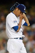 Dodger's Kuroda allows homer vs. Padres