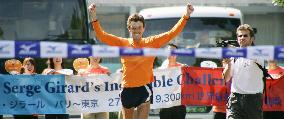 Frenchman runs across five full continents