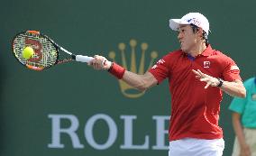 Nishikori advances to BNP Paribas Open 3rd round