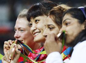 Olympic scenes: Japan judoka Icho wins 4th straight Olympic gold