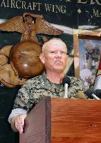 U.S. Marine fighter jets to resume flights after crash off Okinawa