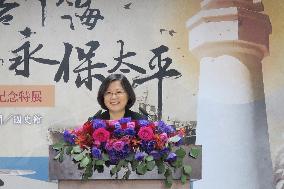 Taiwan President Tsai vows to protect S. China See sovereignty