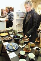 Japanese traditional crafts at exhibition in London