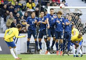 Soccer: Brazil-Japan friendly in France