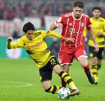 Football: Bayern vs Dortmund in German Cup