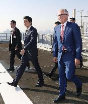 Australian PM Turnbull in Japan