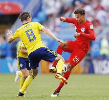 Football: England vs Sweden at World Cup