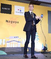 Uber launches service in Nagoya