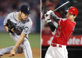 Baseball: Ohtani homers off Kikuchi