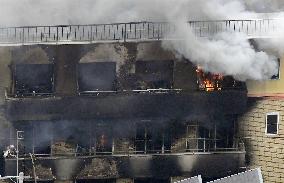 Fire at Kyoto animation studio