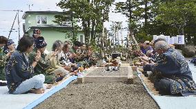 Ainu ceremony in Hokkaido