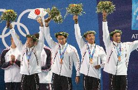 (5)Japan team captures bronze in 4x100 medley in Olympics