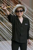 Yoko Ono opens new exhibition on violence against women