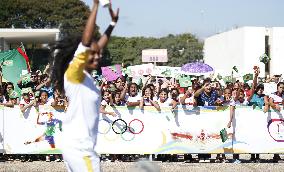 Olympic torch relay begins in Brazil