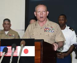 U.S. Okinawa chief states shock at woman's death, explains new steps
