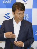 Kagoshima governor asks Kyushu Electric to halt nuclear reactors