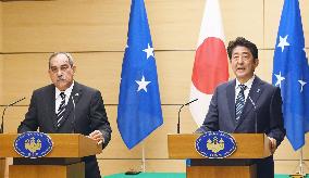 Japan, Micronesia leaders meet in Tokyo