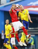 Football: Sweden vs Switzerland at World Cup