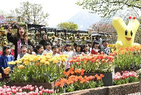 Flower park in western Japan