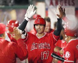 Baseball: Ohtani homers off Kikuchi