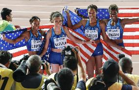 Athletics: Women's 4x400-meter relay at worlds