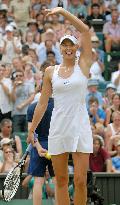 Sharapova cruises into semifinals at Wimbledon