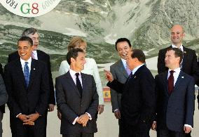Leaders of G-8, developing countries meet in Italy