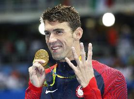 Olympics: Phelps wins 200 individual medley for 22nd gold