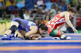 Olympics: Wrestlers in action