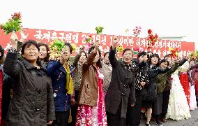 N. Korea's U-17 soccer team returns home after World Cup victory