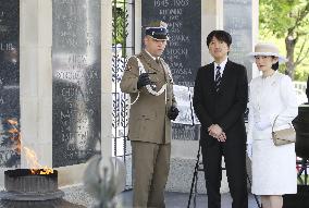 Japan's crown prince in Warsaw