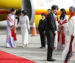 Crown Prince Fumihito's family travels to Bhutan