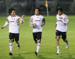 Japan's World Cup squad arrives in S. Africa
