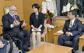 IPC chief Craven meets with Japanese sports minister Matsuno