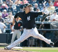 Yankees Tanaka marks 2 scoreless innings