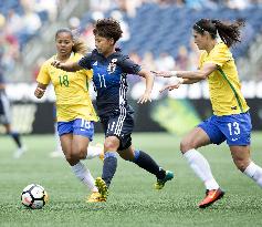 Japan, Brazil draw 1-1 in Tournament of Nations opener