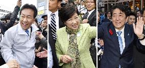 Japan lower house election campaign
