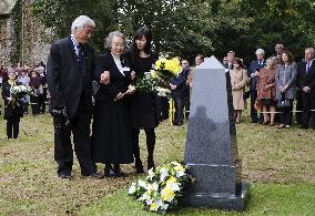 Memorial unveiled in Wales for sunken Japanese ship victims
